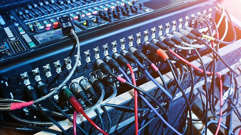 geluid en mengpaneel ott events